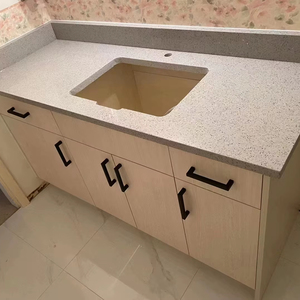 Factories Manufacture and Wholesale Solid Wood melamine RTA Bathroom Vanity High Quality Vanities for Bathrooms - Product Image 1