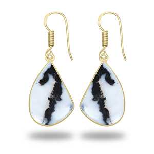 Pendientes de Turquesa con Forma de Búfalo, Joyería Fina de Moda, Chapados en Oro de 18k, Joyería Hecha a Mano al por Mayor para Mujer - Product Image 4