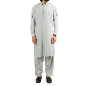 Hot New Men's High Fashion Summer Salwar Kameez Wedding Party Tenue décontractée Indien Pakistanais Séchage rapide Extensible - Product Image 1