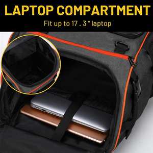 Sac à dos de sport de karaté personnalisable, dernier design 2025, léger, résistant à l'eau, fermeture éclair, motif géométrique, polyester - Product Image 5