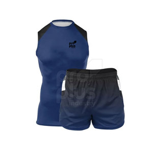 Conjuntos de Uniformes de Fútbol 7 V 7 Más Vendidos, Transpirables, Tallas Grandes, Alta Calidad, Cómodos, Unisex, Sin Mangas, 100% Poliéster - Product Image 1