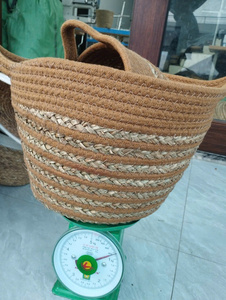 Vietchoice - Maceta de Mimbre de 25 cm, Estilo Vintage, Cestas Tejidas de Mimbre y Seagrass, Suministradas por Vietnam, Venta al Por Mayor - Product Image 3