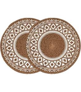 Customized Color Beaded Place <b>Mat</b> for Wedding & Banquet Vintage Style Eco-Friendly Durable Handmade Placemat - Product Image 4