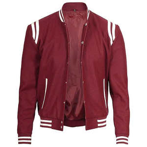 Veste universitaire en cuir véritable et laine mérinos, veste universitaire personnalisée, fabriquée selon votre propre design, veste pour homme - Product Image 1