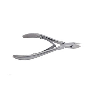 Pinzas para cutículas de alto grado, cuchillas de acero inoxidable, pinzas para cutículas de uñas de doble resorte para manicura de 8 mm con doble resorte - Product Image 4