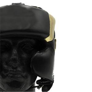 Nouvelle conception professionnelle de haute qualité, protège-tête en cuir grande taille, double sport, boxe, MMA, logo personnalisé, couleur unisexe, meilleur choix - Product Image 4