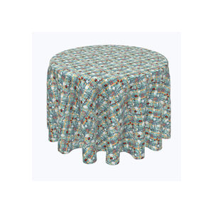 Manteles estampados personalizados de alta calidad de algodón orgánico 100% con hermoso diseño bordado - Product Image 4