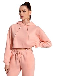 Ensemble de survêtement décontracté pour homme, hiver, avec sweat à capuche zippé effet usé, broderie, coupe courte, uni, et pantalon de jogging délavé - Product Image 5