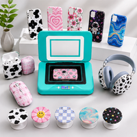 Imprimante par sublimation tout-en-un pour la personnalisation de coques de téléphone, d'écouteurs, de souris, de claviers et d'appareils électroniques, destinée aux magasins de téléphonie mobile
