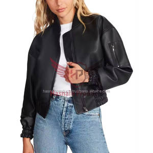 แจ็กเก็ตหนังแกะสำหรับผู้หญิงเสื้อโค้ทแบบใหม่เสื้อโค้ทหนังแกะบุขนแกะสำหรับฤดูหนาว - Product Image 4