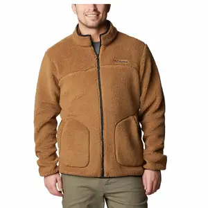 Abrigo Sherpa de marca personalizado de nuevo diseño vintage con chaqueta cortavientos para mujer