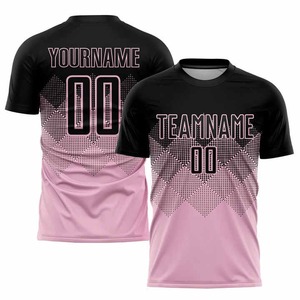 Maillots de football personnalisés respirants France, impression par transfert thermique, 100% polyester, vêtements de football pour hommes adultes - Product Image 6