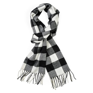 100% Wool <b>Tartan</b> <b>Scarf</b> For Women And Men Custom Winter Stoles <b>Scarf</b> With Long Tassels Solid Jacquard Knitted Cashmere Plaid - Product Image 2