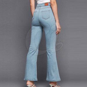 Pantalon en jean grande taille 100% coton pour femmes pantalon en jean pour femmes pantalon en jean pour femmes à la mode - Product Image 3