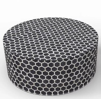 Table basse hexagonale moderne de style marocain en bois incrusté, marron et blanc, motif floral, mobilier de maison, prix de gros usine