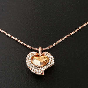 Women's Fancy <b>Locket</b> Set - Peach - Product Image 2