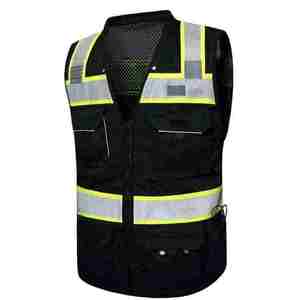 Vente directe en usine gilet de sécurité personnalisé sans manches vêtements de travail gilet de sécurité gilet de sécurité en gros - Product Image 1
