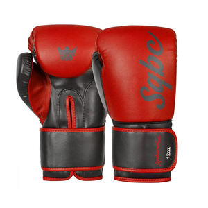 Gants de boxe rouges professionnels 14oz Gants de boxe d'entraînement sportif colorés de haute qualité - Product Image 1