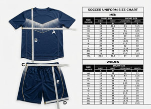 Tenue de football personnalisée par sublimation, directement de l'usine, 100 % polyester, séchage rapide, ensemble de maillots de football respirant, vêtements d'équipe OEM/ODM - Product Image 5