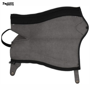 Leather <b>Half</b> <b>Chaps</b> for Horse Rider English Horse Saddle Rider's <b>Chaps</b> Equestrian Accessories for Horse Riders - Product Image 5