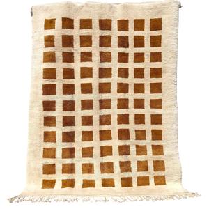 Derniers tapis noués à la main en laine NZ Design géométrique moderne berbère marocain pour le salon à des prix abordables fabriqués à la main en Inde - Product Image 5