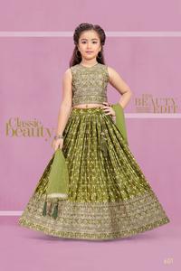 Attctaive Design Kids Wear Vestidos de diseñador de lujo y traje Sharara para ocasiones especiales como fiestas y festivales - Product Image 3