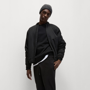 2025 Autumn Fashion Classic Men's Stand Collar Front Logo Windproof Regular Sleeve Casual Bomber <b>Jacket</b> - Product Image 2