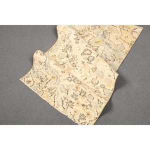 2.3x4.4 ft Rug, Vintage Turkish Rug, <b>Yellow</b> <b>Wool</b> Rug - Product Image 4