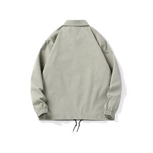 2025 Venta al por mayor de chaqueta de entrenador de nailon en blanco Fabricante de ropa Logotipo personalizado Impreso Hombres Chaqueta universitaria - Product Image 2