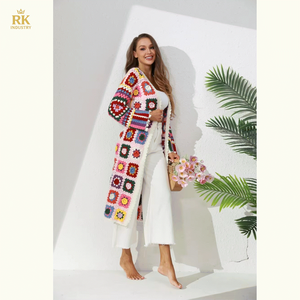 Personalizado OEM y ODM de ganchillo mujeres suéter ahueca hacia fuera la mano de ganchillo de punto Vestido de punto de las mujeres de ganchillo - Product Image 6