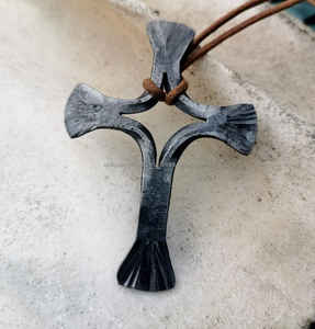 Tenedor calamar Venta caliente 2024 Metal colgante gótico joyería hombres collar de acero inoxidable por Unique Craft India - Product Image 4