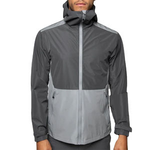 Chaqueta Deportiva con Capucha para Hombre, Diseño Personalizado, para Correr al Aire Libre, Talla Grande, Cortavientos, de Poliéster Suave, Impermeable - Product Image 1