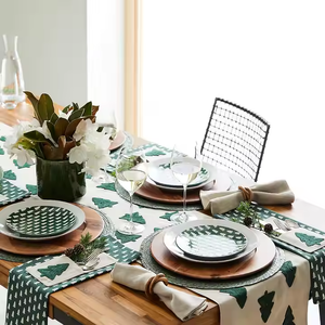 Assiettes en bois de couleur naturelle de qualité supérieure, nouveaux ensembles personnalisés pour les mariages, les événements, les hôtels, les restaurants par Crescent Crafts - Product Image 3