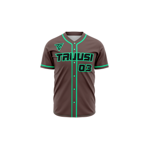 Venta al por mayor de camisetas de béisbol personalizadas con botones, uniformes deportivos transpirables personalizados para hombres, mujeres, niños y jóvenes - Product Image 1