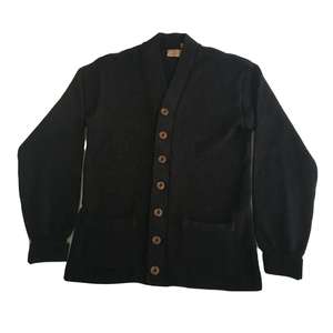 Cárdigan OEM hecho a medida para hombre, venta al por mayor, moda de invierno, cuello en V, cárdigan informal, suéter elegante de punto de algodón para hombre - Product Image 1