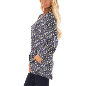 Camiseta de Punto Sólida para Mujer, con Estampado Digital, Tejido Suave y Liso, Informal, Moderna, Transpirable y Colorida - Product Image 2