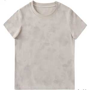 T-shirts pour hommes de haute qualité, coupe courte et ample, style vintage personnalisé, délavé au soleil, effet délavé à l'acide, 100% coton, style délavé au soleil - Product Image 5