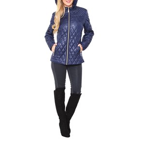 Abrigos acolchados de alta calidad al por mayor con capucha para mujer, chaquetas acolchadas impermeables, chaqueta de invierno solo para mujer - Product Image 1