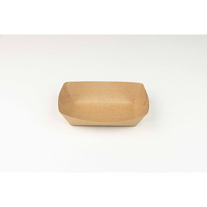 Plateau alimentaire en kraft résistant à la graisse 222x140x60mm, 2 paquets x 150 pièces, B2B - Product Image 3