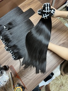 Bundles de cheveux humains vietnamiens, de couleur naturelle, droits super doublement étirés, au prix de gros, toutes longueurs - Product Image 5