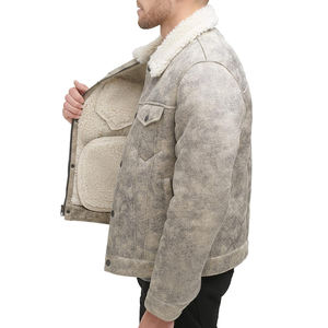 แจ็กเก็ตหนังแท้สำหรับผู้ชายสำหรับฤดูใบไม้ผลิแจ็กเก็ตหนังแท้ออกแบบได้ตามที่ต้องการสำหรับฤดูหนาวสวมใส่กับผ้าแคนวาสสำหรับฤดูใบไม้ผลิ - Product Image 2