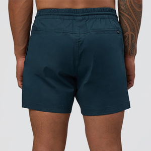 Pantalones Cortos Casuales para Hombre, Color Sólido, Material Ajustable, Mezcla de Algodón, Tejido Resistente con Cordón, Corte Regular, Precio al por Mayor - Product Image 6