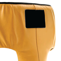 Protège-entrejambe de boxe en cuir PU de haute qualité POWER FIGHTER pour hommes - Conception confortable et respirante, taille personnalisable