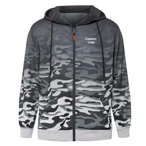 Logotipo personalizado Sublimación Manga larga Algodón Transpirable Hombre Sudaderas con capucha Personalizado 3D Puff Sudadera con capucha Ropa de hombre Sudaderas básicas - Product Image 3