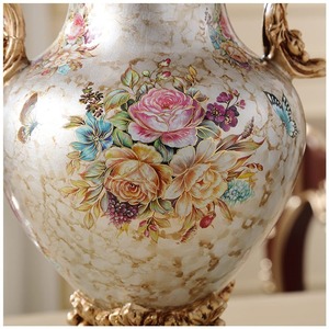 Jarrón de Metal de Diseño Victoriano de Lujo, Centro de Mesa Decorativo Clásico para Mesa de Comedor y Decoración de Interiores de la India - Product Image 6