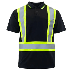 2024 haute qualité o-cou vêtements de travail à manches courtes T-Shirts personnalisable sécurité réfléchissant vêtements pour hommes avec Logo Support - Product Image 4