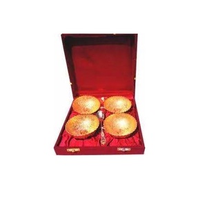 Ntique-cuenco y cuchara para fruta seca, diseño de hoja de loto, a bajo precio - Product Image 4