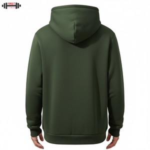 Sweat à capuche doublé et épais pour hommes 300gsm surdimensionné pull-over avec poche haute qualité grande taille Streetwear hiver réversible - Product Image 2