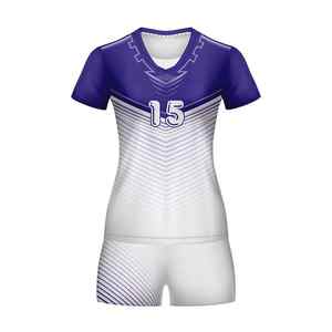 Tenue de tennis personnalisée pour femmes de haute qualité à prix avantageux, ensemble d'équipe, sublimation, vente en gros de vêtements de volley-ball - Product Image 1