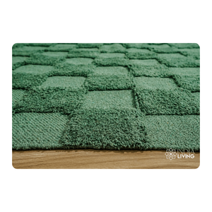 Tufted Cotton Rug Eco Friendly Natural Fiber <b>Mat</b> for Home Decor Soft Texture and Durable Construction for Indoors - Product Image 3